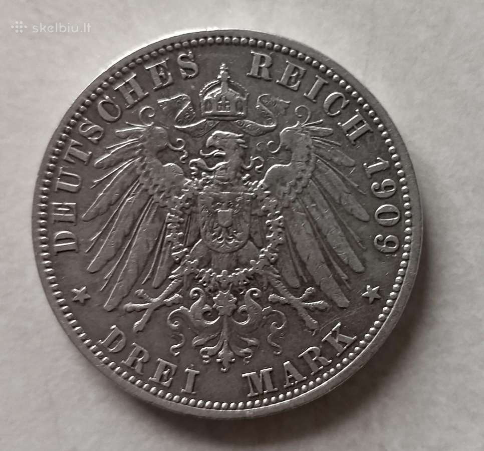 Įvairios Vokietijos imperija 3 markės - nuotraukos Nr. 16