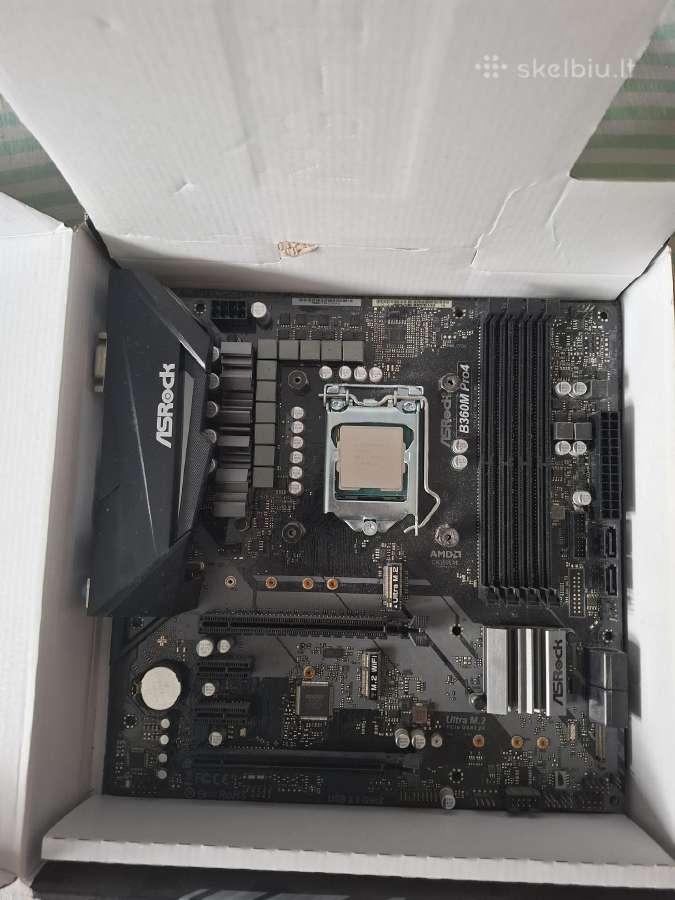 Asrock B360m Pro4 + 9600k - nuotraukos Nr. 2