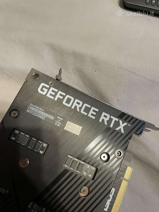 Asus Dual Geforce Rtx 3070 V2 Oc Edition 8gb Gddr6 - nuotraukos Nr. 4
