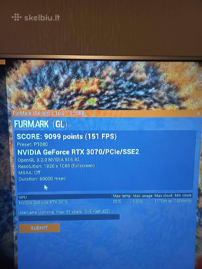 Asus Dual Geforce Rtx 3070 V2 Oc Edition 8gb Gddr6 - nuotraukos Nr. 6