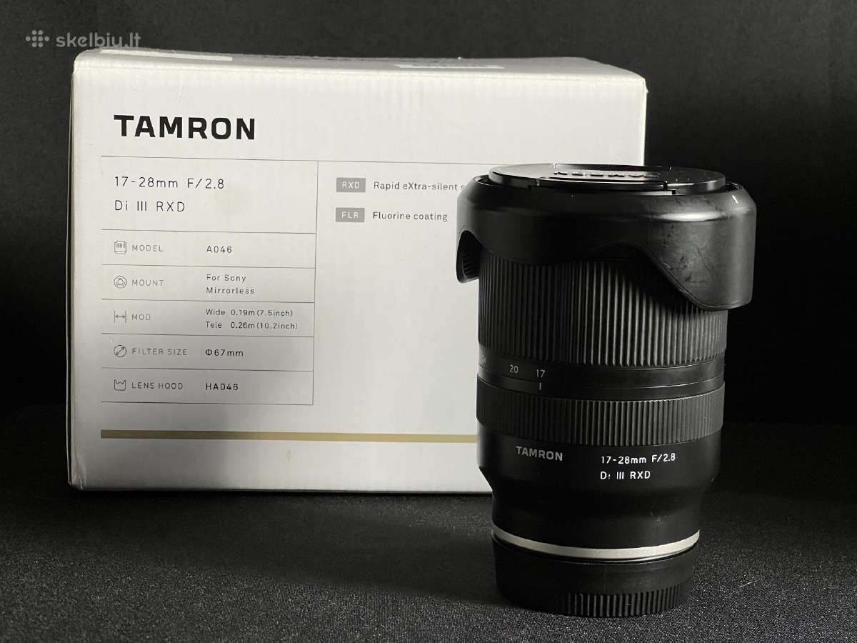 Tamron 17-28mm f/2.8 Di III Rxd (Sony E-mount) - nuotraukos Nr. 3