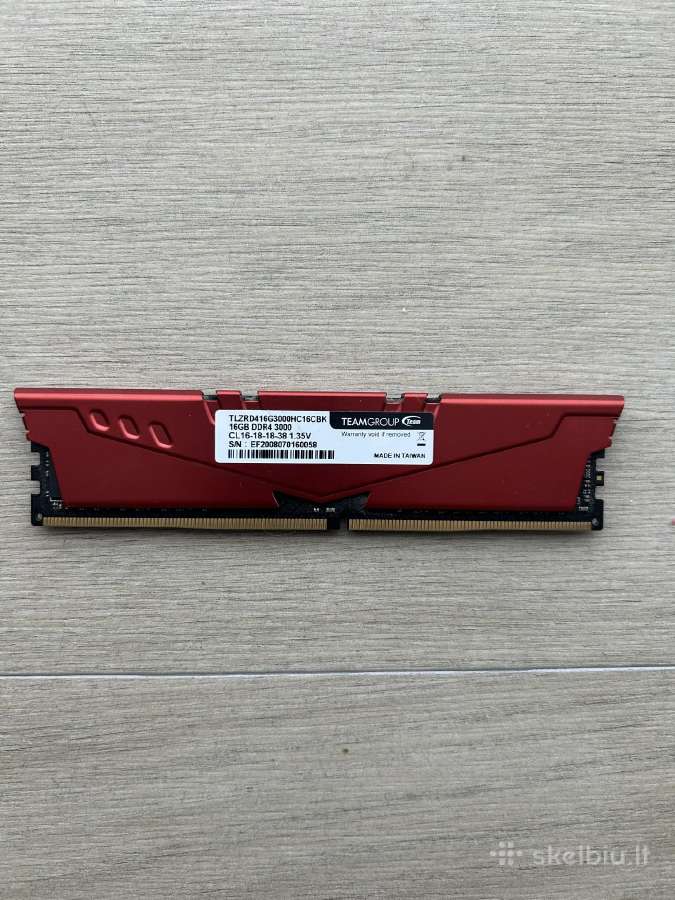 T-force 16gb 3000mhz RAM - nuotraukos Nr. 2