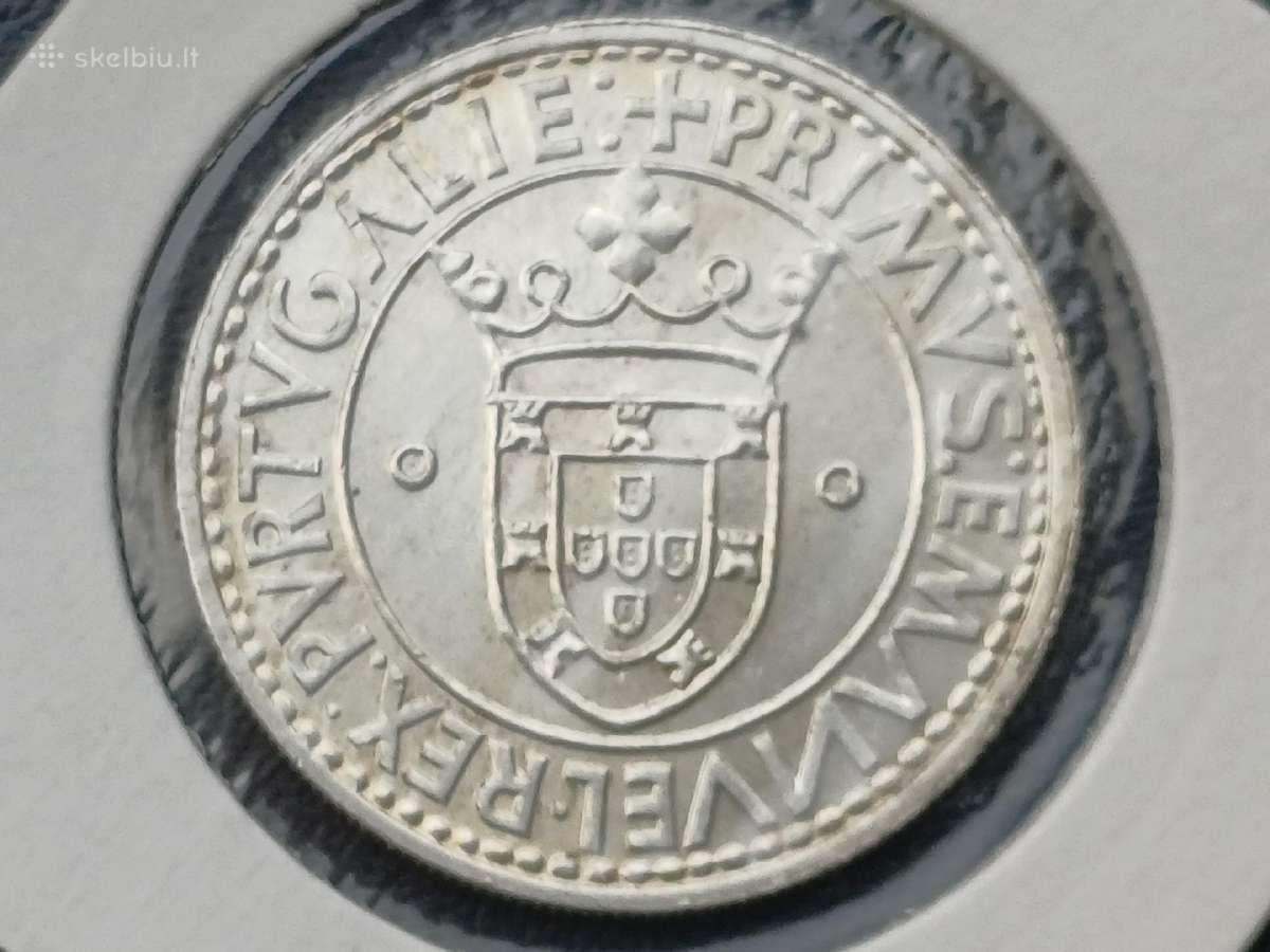750 eskudų 1983m. Portugalija sidabras 835 - nuotraukos Nr. 2