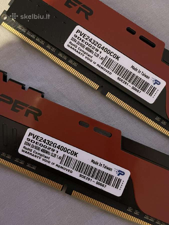 Patriot Viper Elite II“ Ddr4 32gb 4000mhz - nuotraukos Nr. 4