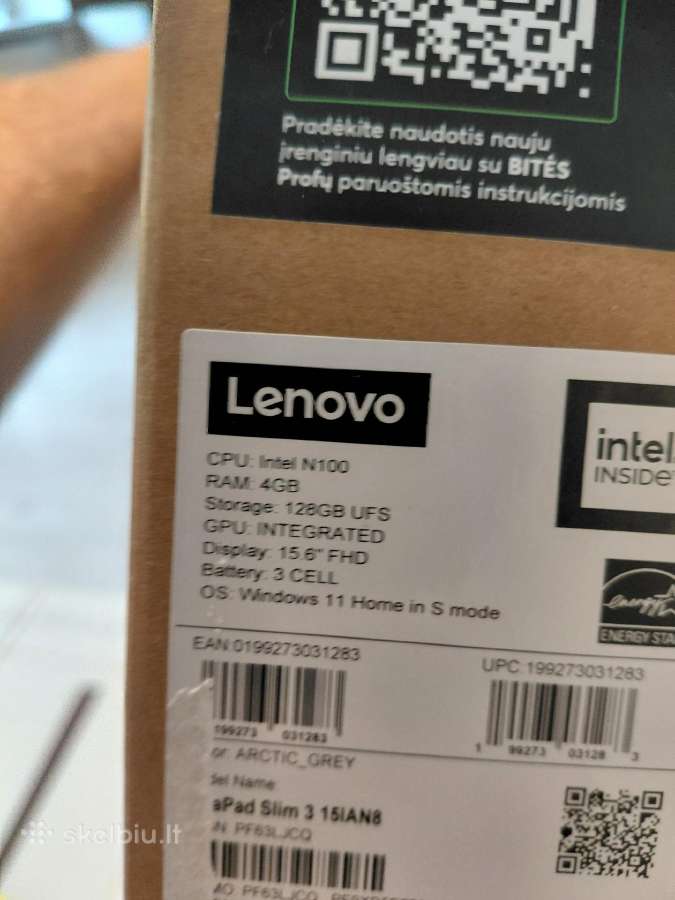 Lenovo Ideapad Slim 3 15ian8 - nuotraukos Nr. 6