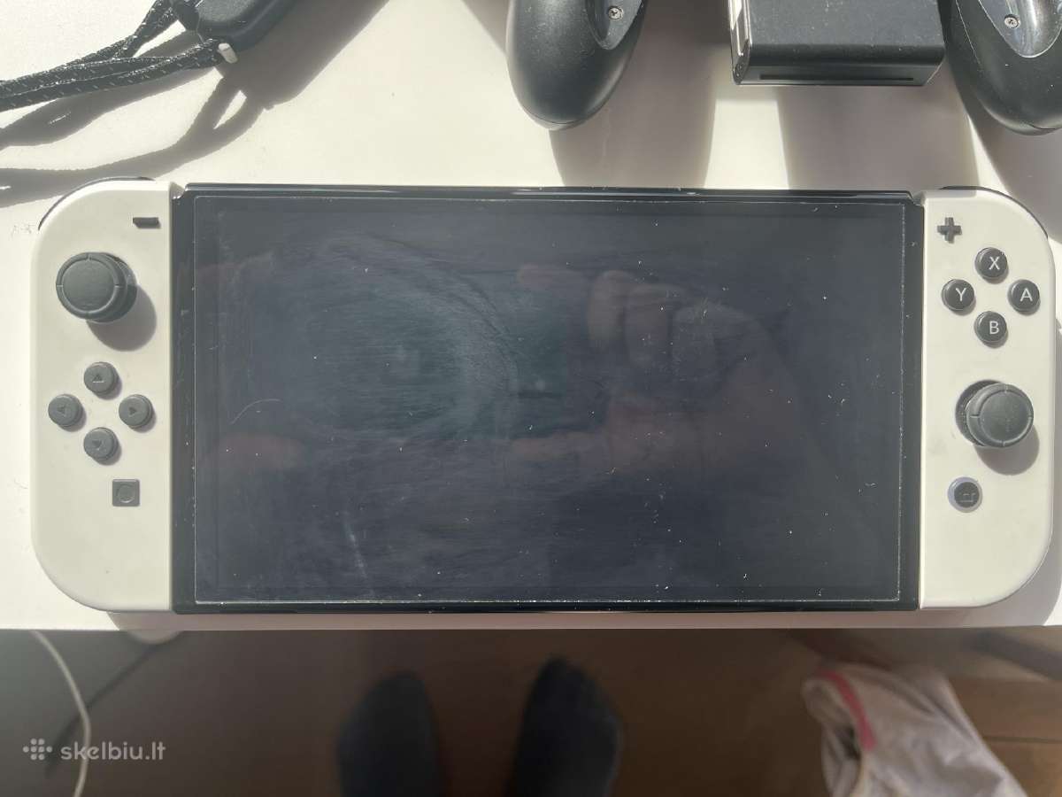 Nintendo Switch Oled 64 GB + zaidimai - nuotraukos Nr. 3