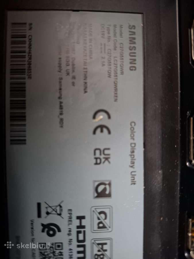 Samsung G5 2k Va 144hz - nuotraukos Nr. 3