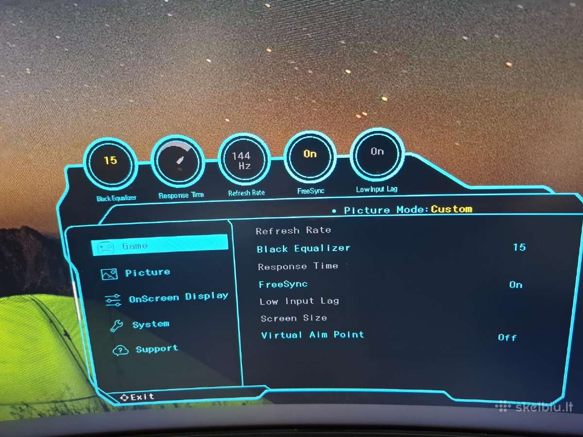 Samsung G5 2k Va 144hz - nuotraukos Nr. 5