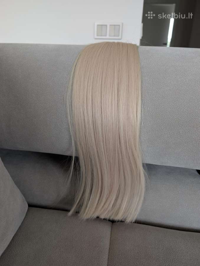 Nauji slaviški plaukai, 60 cm, 92 g, blond - nuotraukos Nr. 3