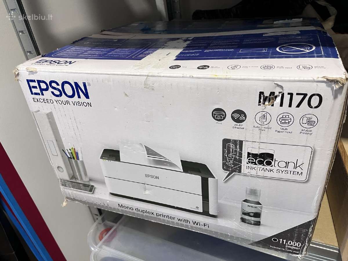 Printeris Epson M1170. Dvipusis. 200 - nuotraukos Nr. 6