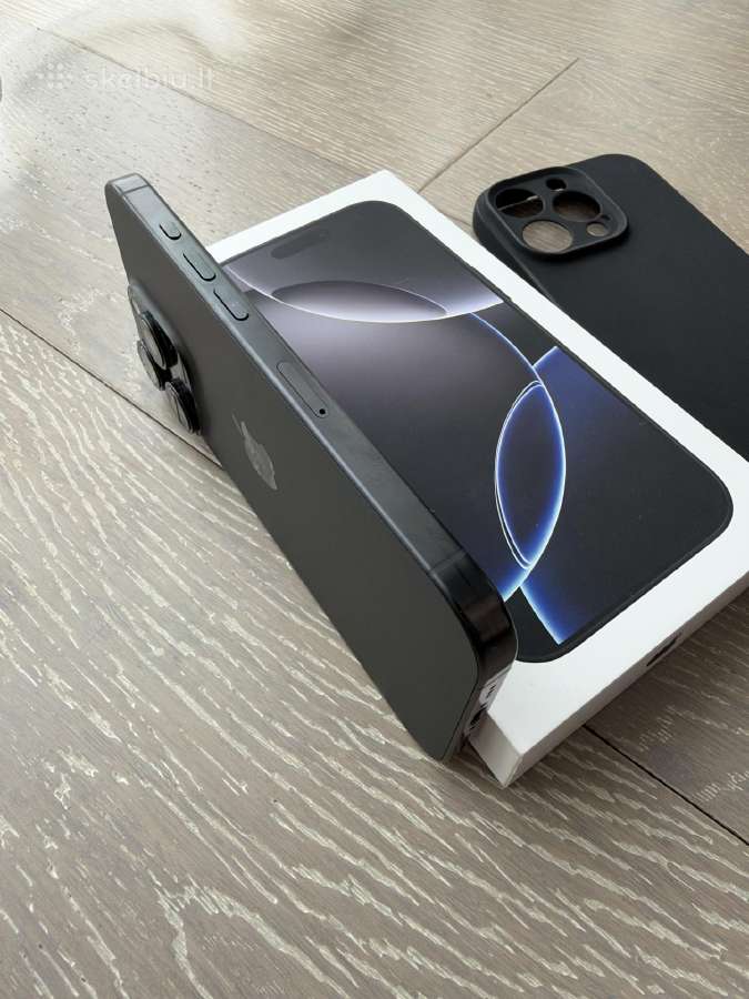 Apple iPhone 16pro 128gb Black - nuotraukos Nr. 4