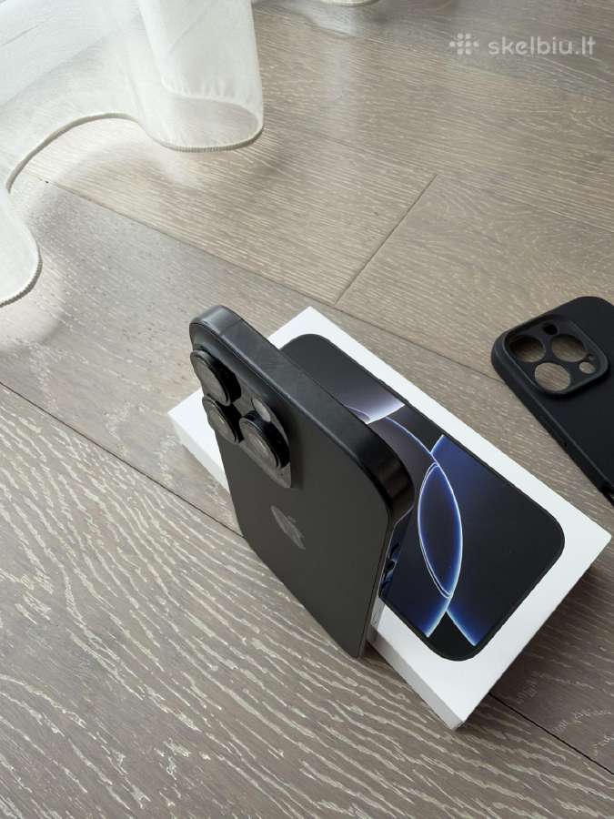 Apple iPhone 16pro 128gb Black - nuotraukos Nr. 6