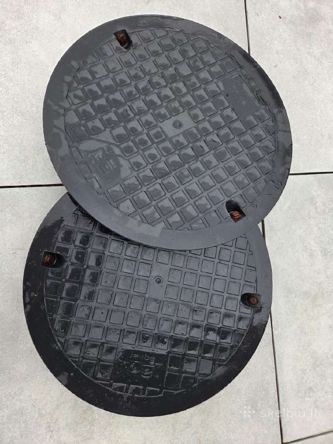 Plastikiniai šulinių dangčiai - nuotraukos Nr. 2