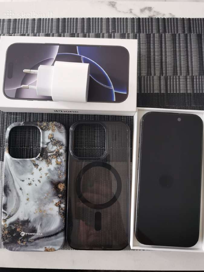 iPhone 16pro 256 GB, Black Titanium - nuotraukos Nr. 3