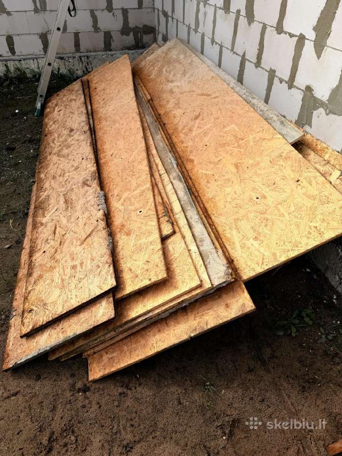 Naudotos Osb plokštės po statybų – įvairių dydžių - nuotraukos Nr. 2
