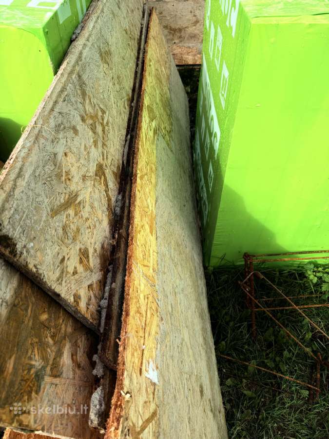 Naudotos Osb plokštės po statybų – įvairių dydžių - nuotraukos Nr. 4