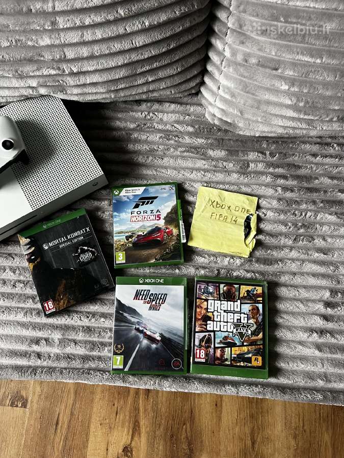 Xbox One S 500gb+ 5 žaidimų(kaina nurodyta žemiau) - nuotraukos Nr. 4