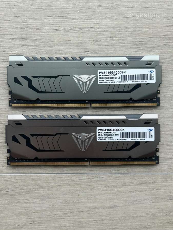 Premium Patriot Viper 16gb (2x8gb) 4000mhz RAM - nuotraukos Nr. 2