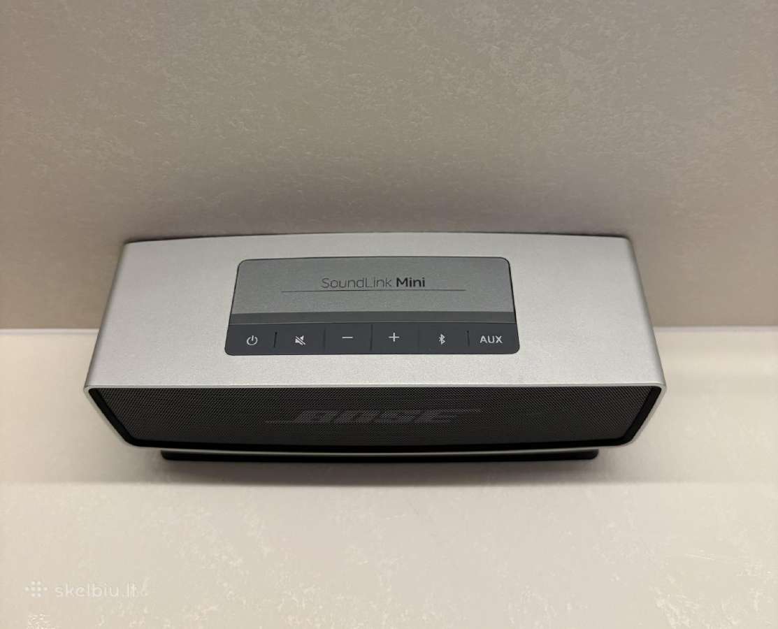 Bose Soundlink Mini, su dėžute ir dock station - nuotraukos Nr. 3