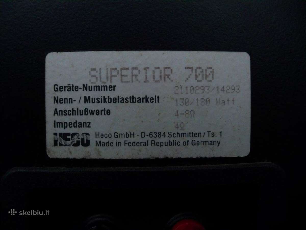 Heco superior 700, Profisonal 250. P 4302 SL - nuotraukos Nr. 9