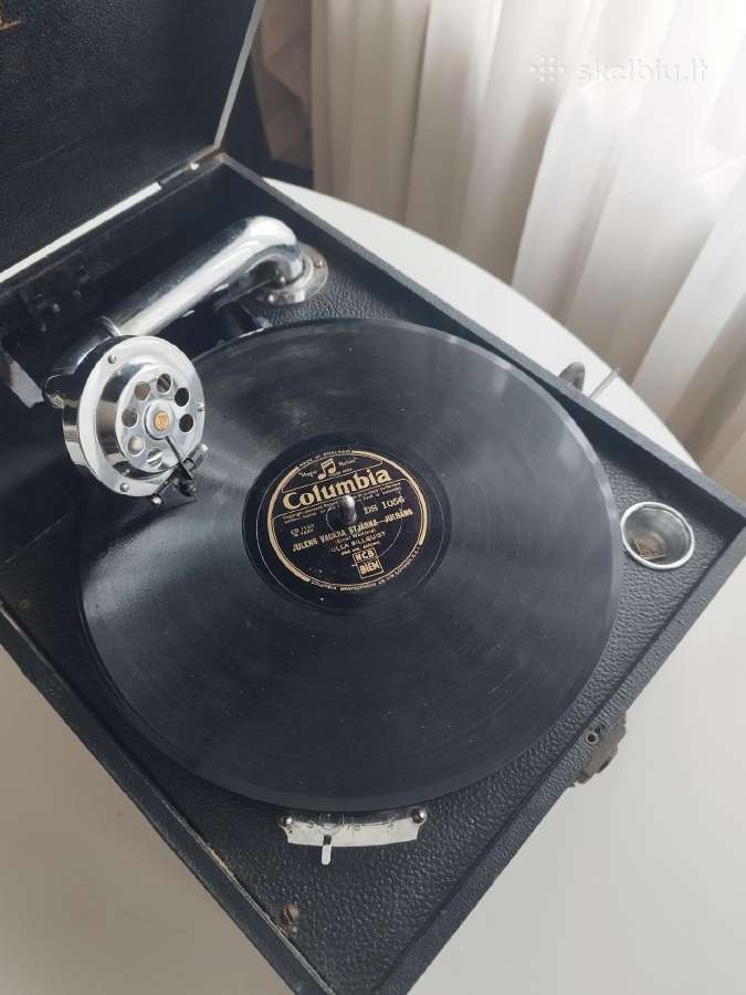 Antikvarinis gramofonas His Master's Voice - nuotraukos Nr. 2