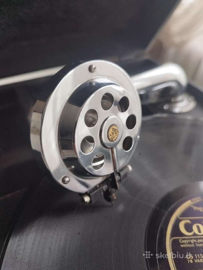 Antikvarinis gramofonas His Master's Voice - nuotraukos Nr. 3
