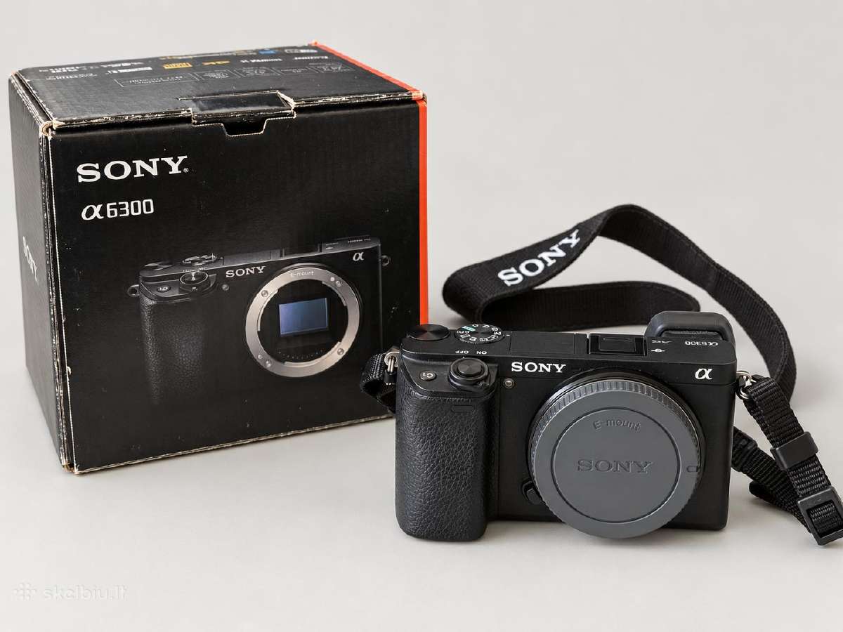 Sony a6300 su dviem objektyvais ir 128 GB Sd - nuotraukos Nr. 5
