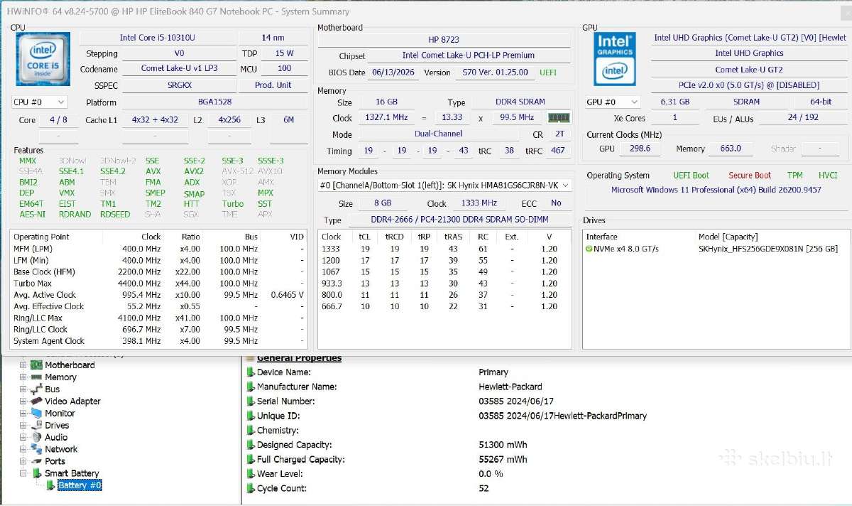 Hp Elitebook 840 G7 - nuotraukos Nr. 6