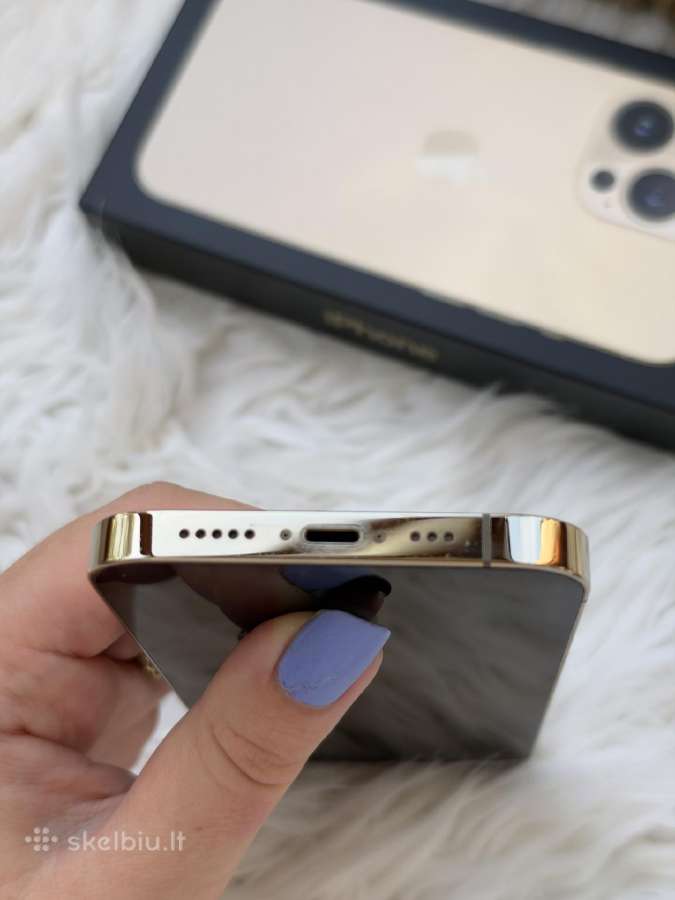 iPhone 13 Pro, 128 GB, Gold su priedais - nuotraukos Nr. 8