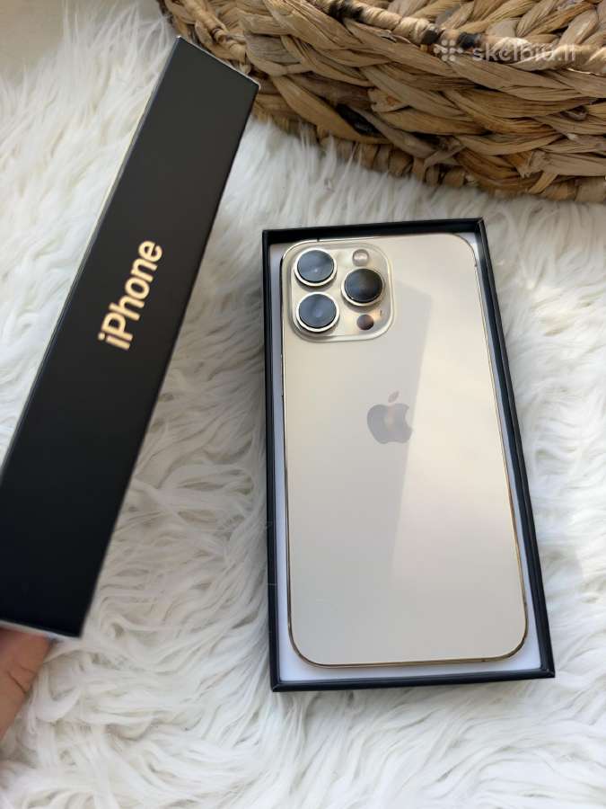 iPhone 13 Pro, 128 GB, Gold su priedais - nuotraukos Nr. 11