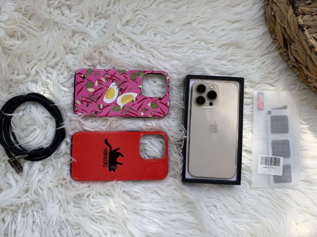 iPhone 13 Pro, 128 GB, Gold su priedais - nuotraukos Nr. 12