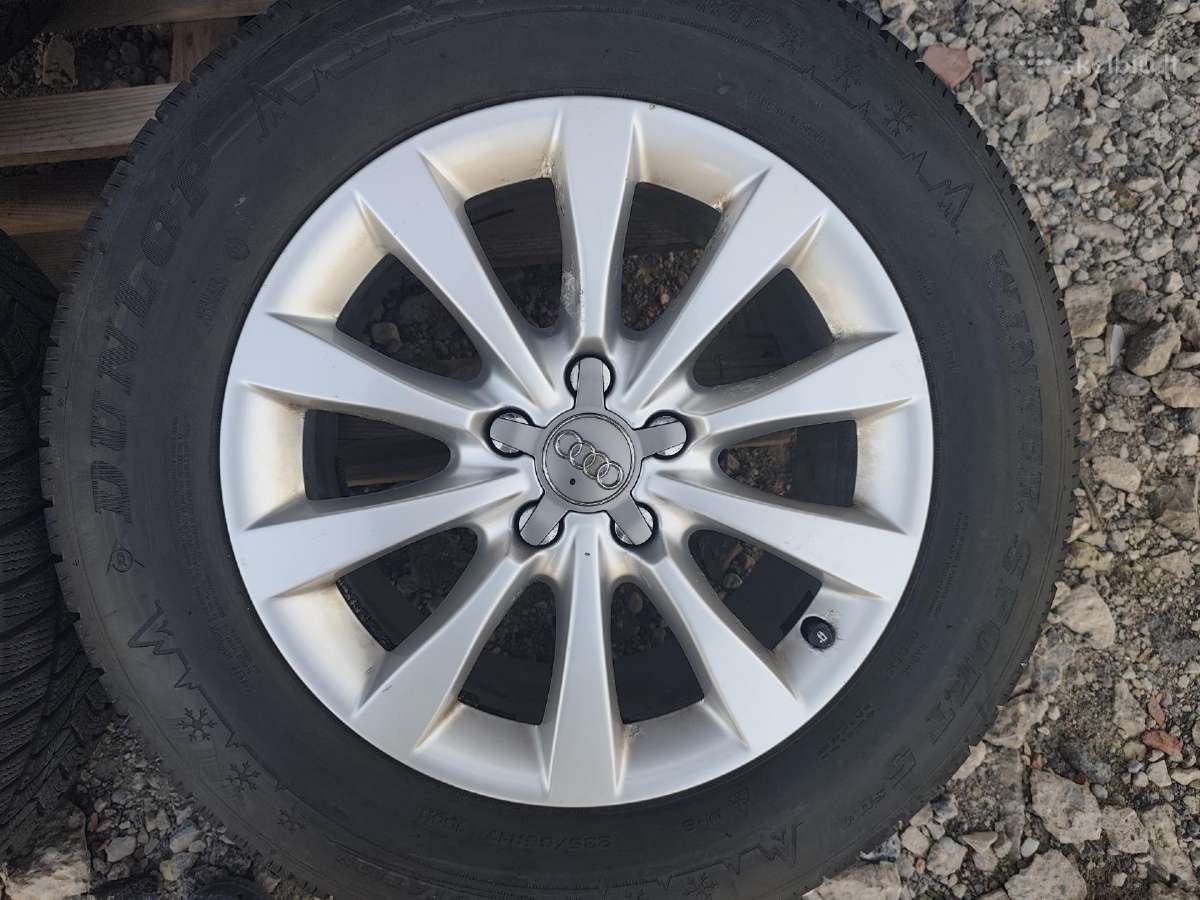 Audi ratlankiai. R17 5x112. Dunlop Winter Sport 5. - nuotraukos Nr. 5