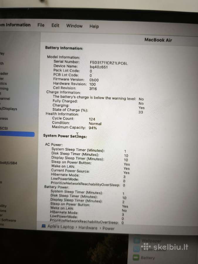 Apple 15 inch MacBook Air M2 chip - nuotraukos Nr. 2
