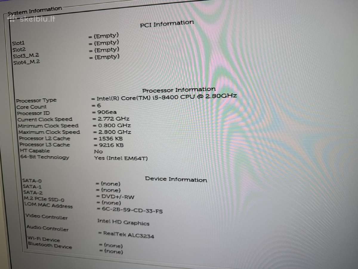 Parduodu kompiuterį Dell Optiplex 3060 - nuotraukos Nr. 3