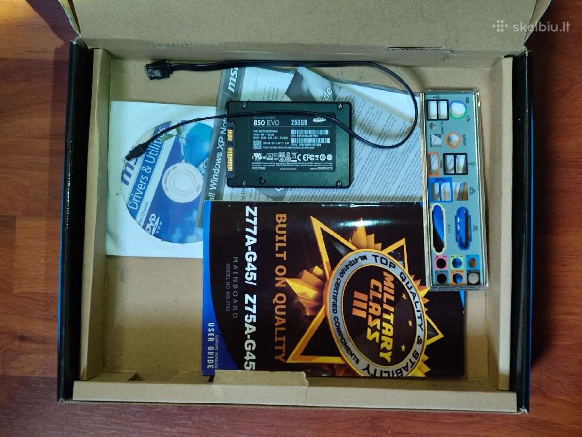 Naudotas komplekta MB + Cpu + RAM + SSD - nuotraukos Nr. 2