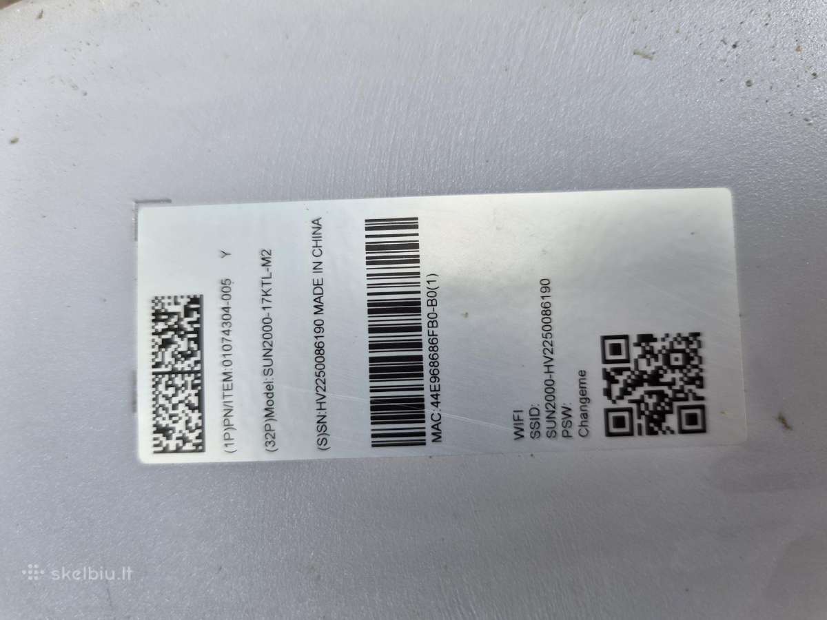 Huawei Sun2000-17ktl-m2 17 kw - nuotraukos Nr. 3