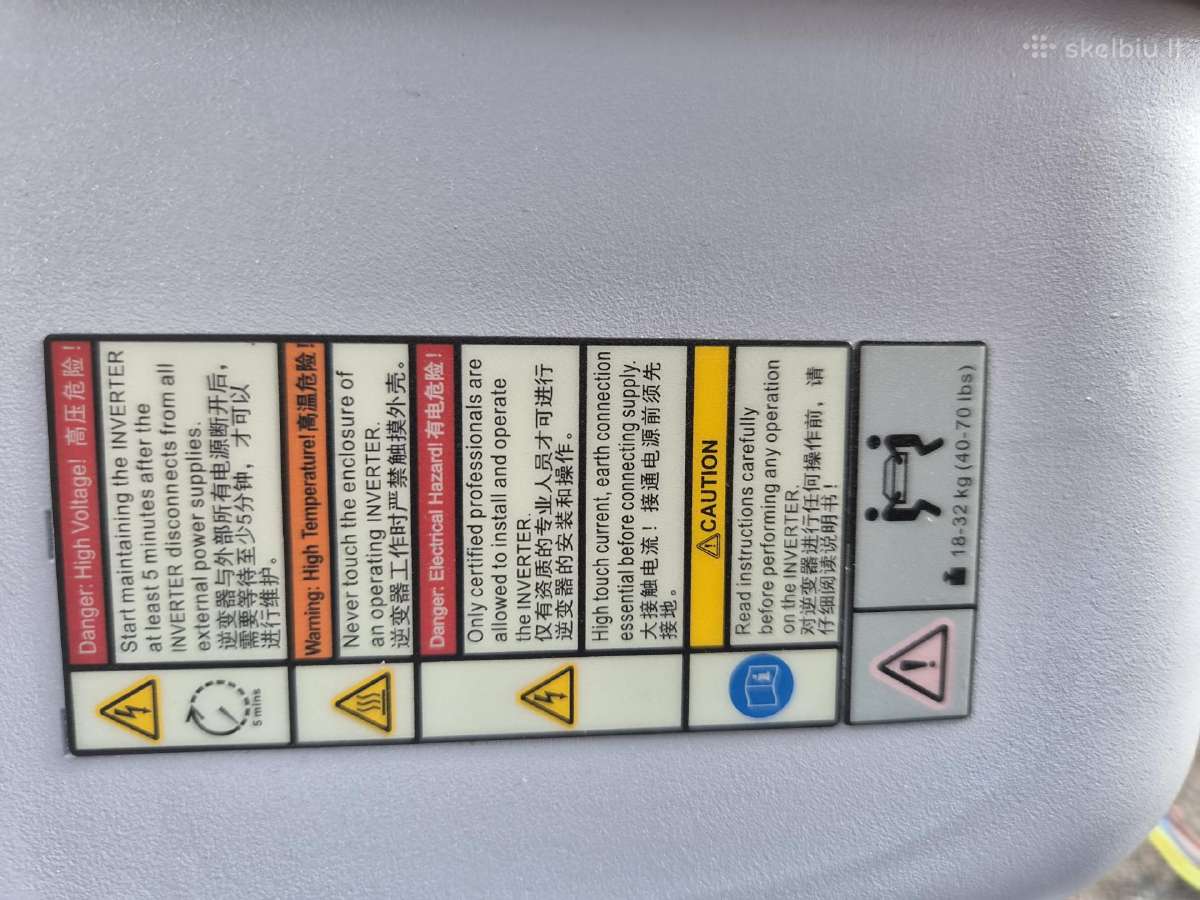 Huawei Sun2000-17ktl-m2 17 kw - nuotraukos Nr. 6