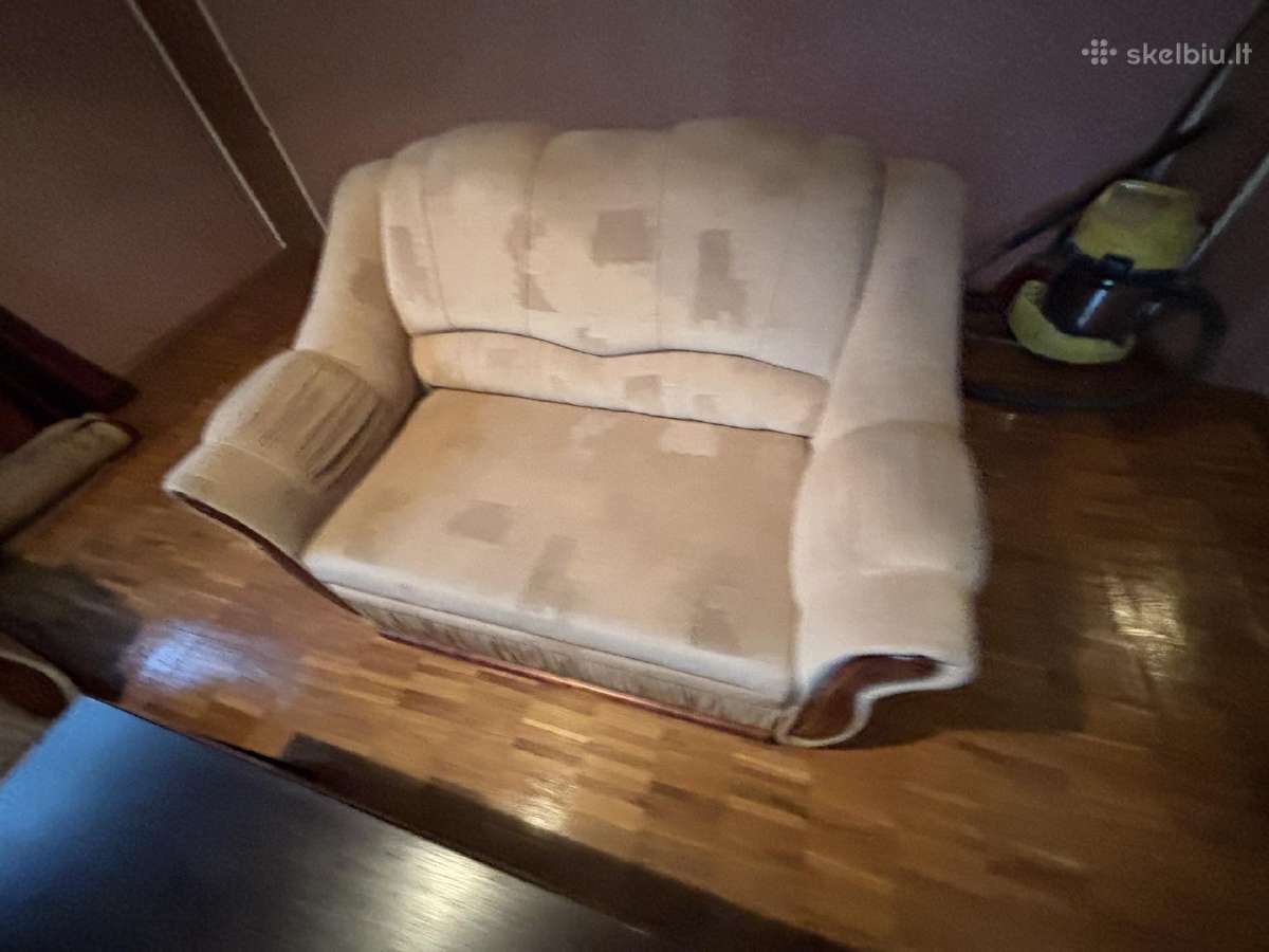 Sofa, svetainės baldų komplektas - nuotraukos Nr. 5