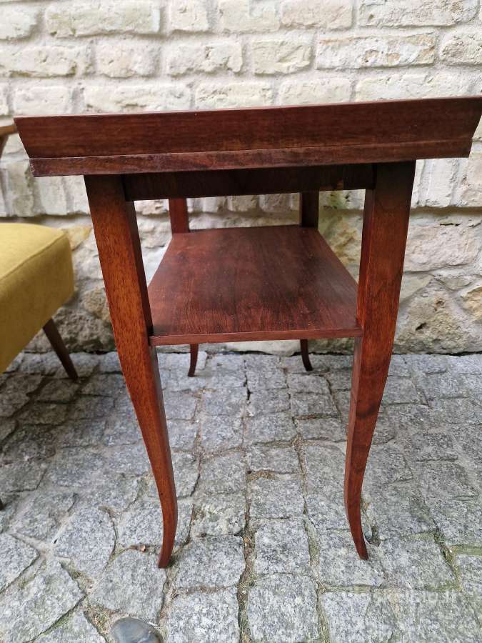 Vintažinė mid century raudonmedžio konsolė - nuotraukos Nr. 11