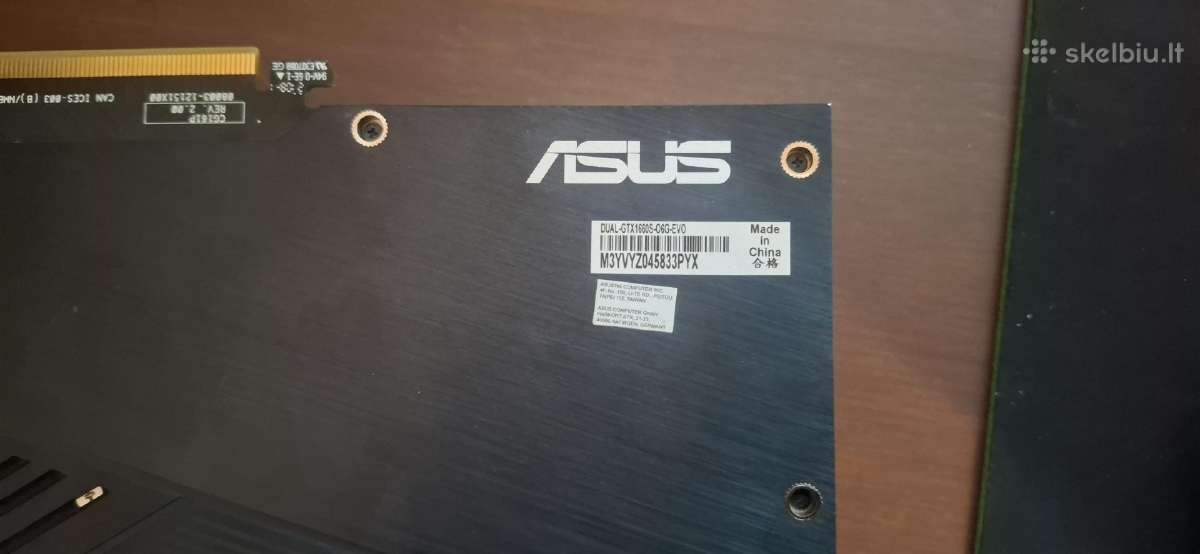 Geforce gtx asus 1660 super - nuotraukos Nr. 2