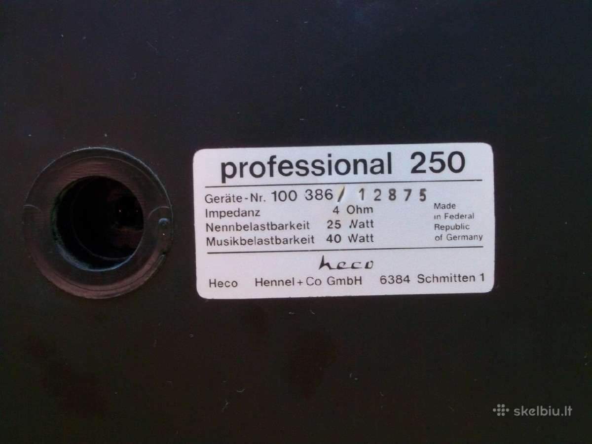 Heco superior 700, Profisonal 250. P 4302 SL - nuotraukos Nr. 18