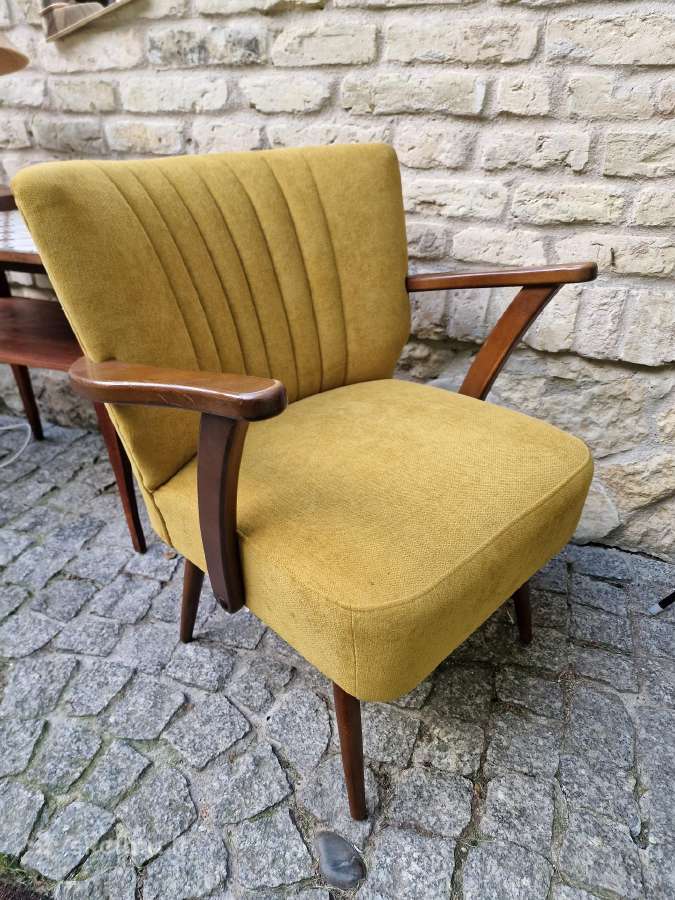 Vintažinis mid century fotelis - nuotraukos Nr. 4