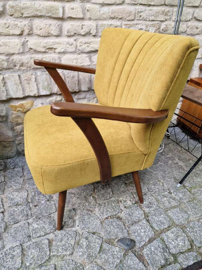 Vintažinis mid century fotelis - nuotraukos Nr. 7