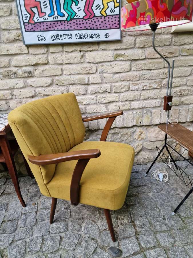 Vintažinis mid century fotelis - nuotraukos Nr. 8