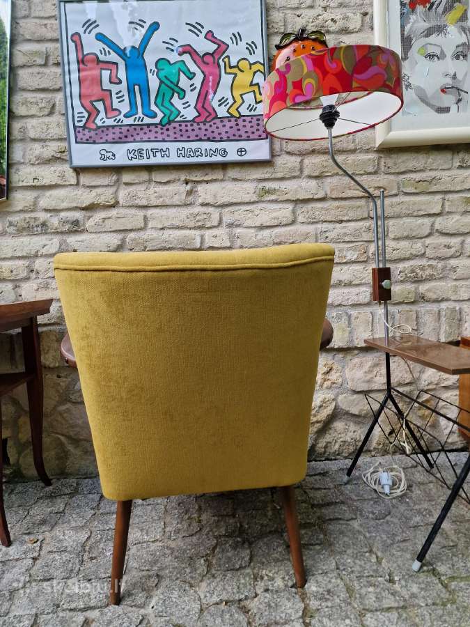 Vintažinis mid century fotelis - nuotraukos Nr. 9