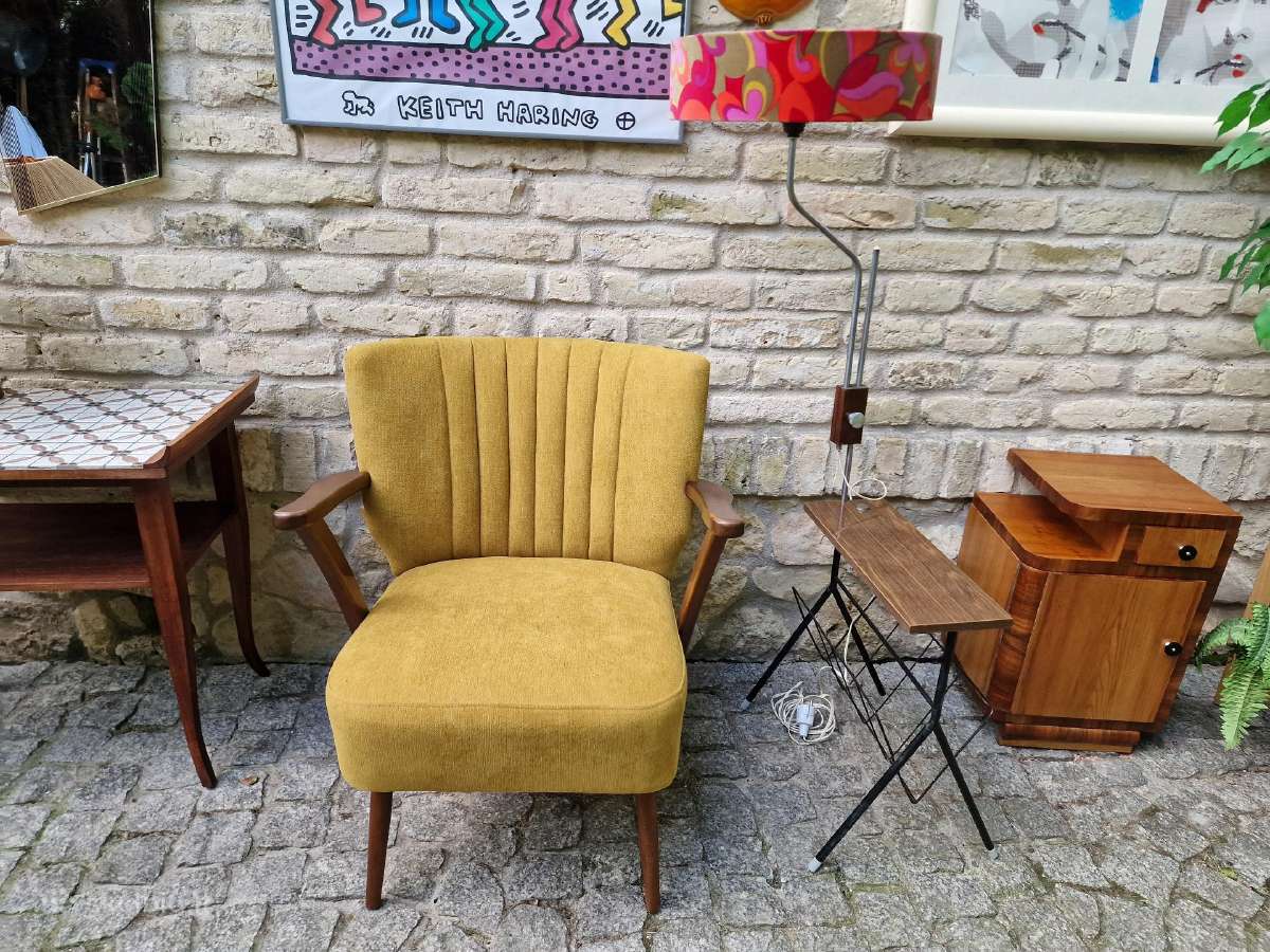 Vintažinis mid century fotelis - nuotraukos Nr. 13