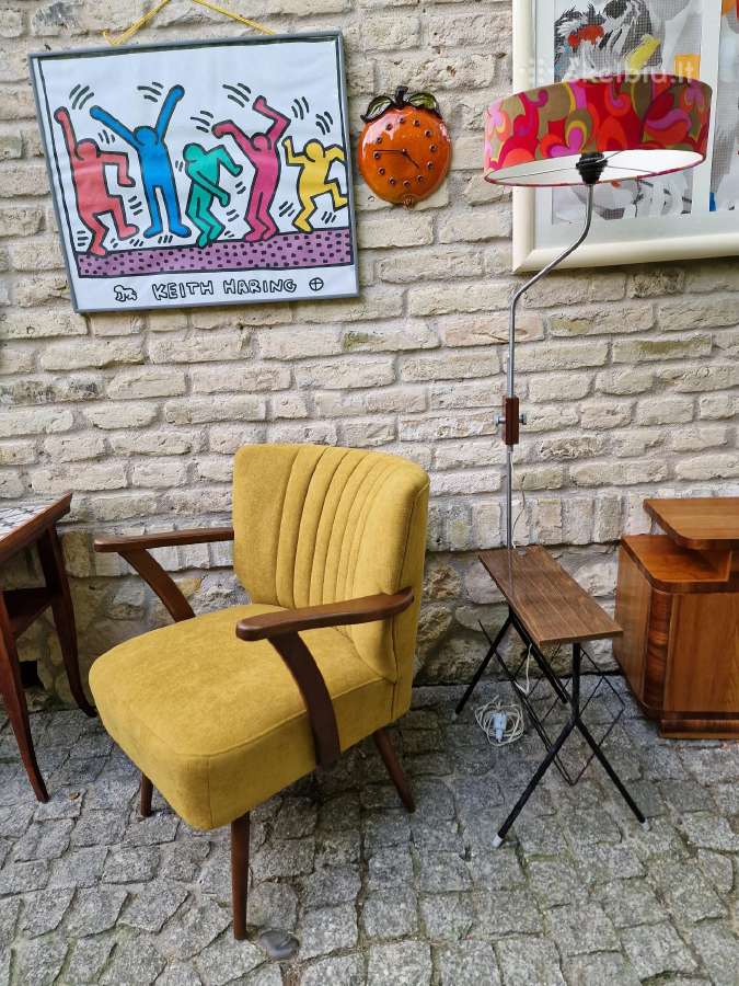 Vintažinis mid century fotelis - nuotraukos Nr. 14