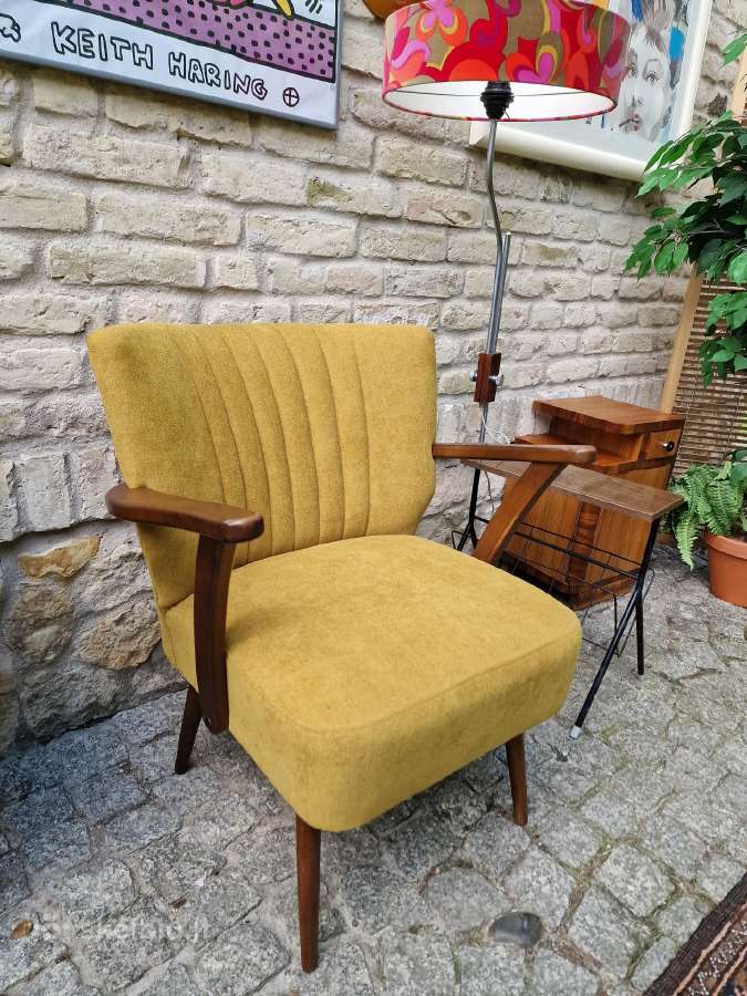 Vintažinis mid century fotelis - nuotraukos Nr. 15