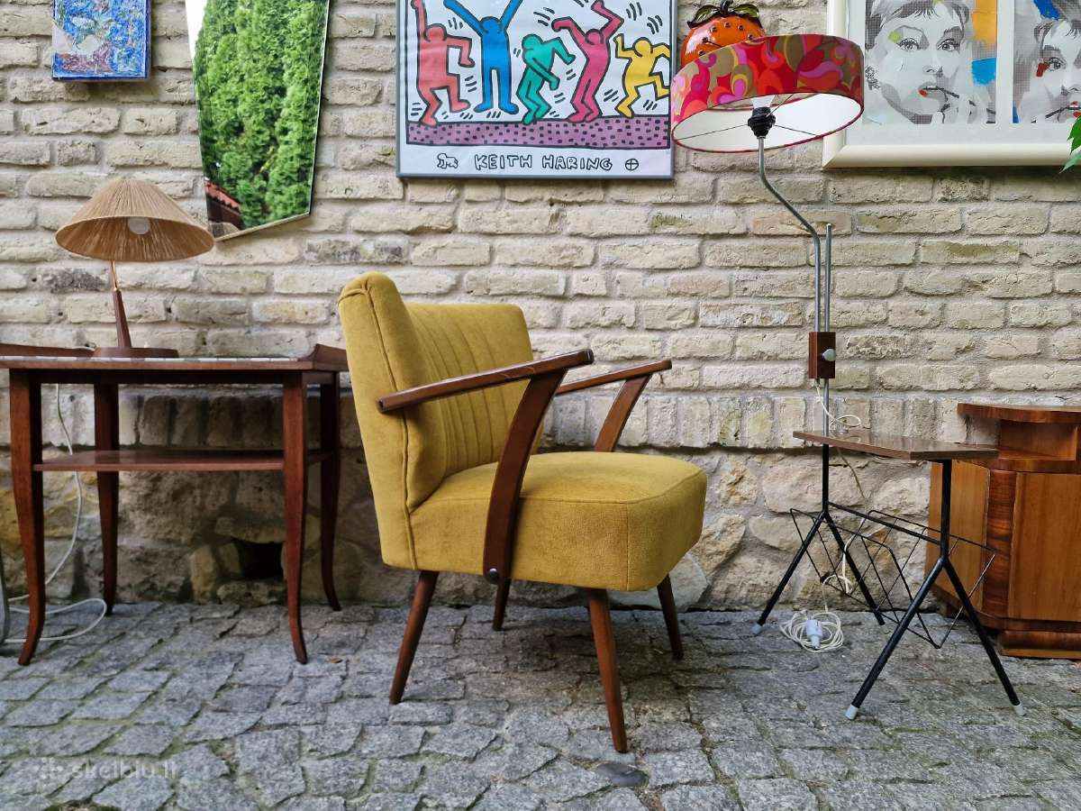 Vintažinis mid century fotelis - nuotraukos Nr. 20