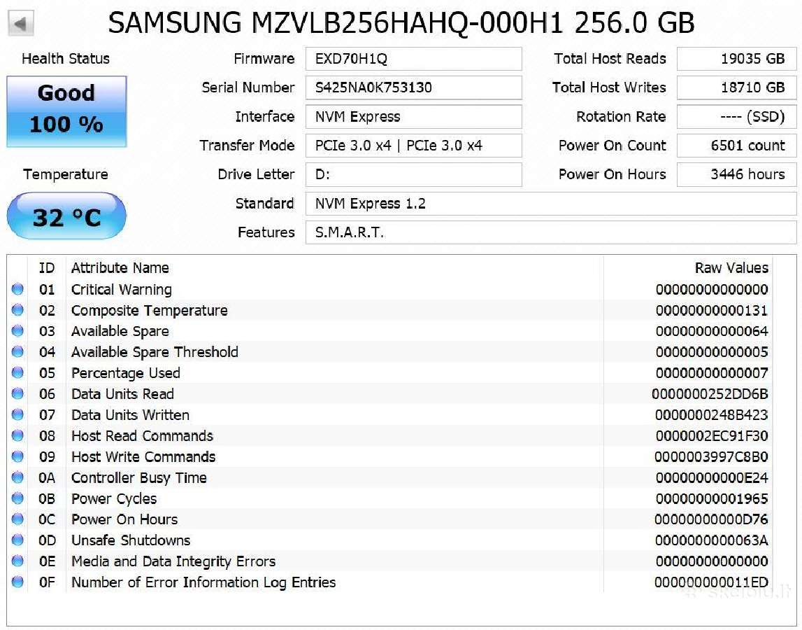 Nvme SSD 256 GB, Atnaujintas sarašas - nuotraukos Nr. 10